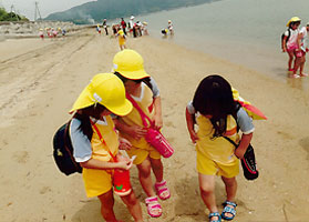 年長交流会（海あそび）