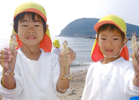 えびの放流（11月）