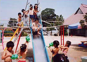 水遊び